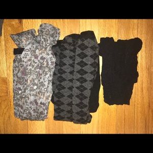 3 pairs of Small tights!